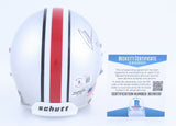 Orlando Pace Signed Ohio State Buckeyes Mini Helmet Inscribed "2x All American"