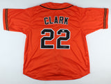 Jack Clark Signed San Francisco Giants Orange Jersey Inscribed Ripper (JSA COA)