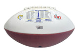 COOPER KUPP Autographed "SB LVI Champs" Rams White Panel Football FANATICS