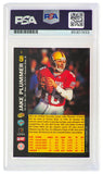 Jake Plummer Signed Cardinals 1997 SB 2nd Round Pick RC Card #1 w/Snake (PSA)