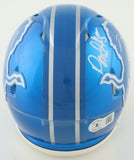 David Montgomery Signed Detroit Lions Speed Mini Helmet (Beckett) Iowa State R.B