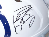 Peyton Manning Autographed Colts Speed Authentic F/S Helmet-Fanatics *Black