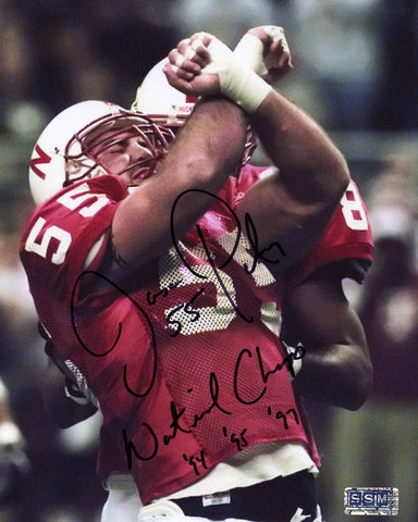 JASON PETER AUTOGRAPHED SIGNED NEBRASKA CORNHUSKERS 8x10 PHOTO COA