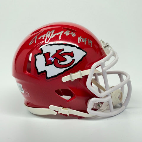 Tony Gonzalez Autographed Signed Kansas City Chiefs Mini Helmet W HOF 19 Beckett