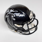 Deion Sanders Autographed Signed Atlanta Falcons Mini Helmet W/ HOF 2011 Beckett