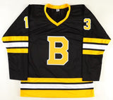 Ken Linseman Signed Boston Bruins Jersey "Top 100" (JSA COA) Veteran NHL Center