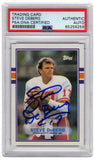 Steve Deberg Signed Chiefs 1989 Topps Trading Card #349 - (PSA Encapsulated)