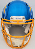 JUSTIN HERBERT AUTOGRAPHED CHARGERS FLASH FULL SIZE AUTHENTIC HELMET ROY BECKETT