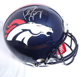 Peyton Manning Signed Broncos Speed Authentic F/S Helmet- JSA *Black