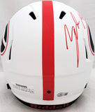 ZAMIR WHITE AUTOGRAPHED GEORGIA LUNAR ECLIPSE FULL SIZE HELMET BECKETT 206134