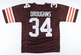 Reuben Droughns Signed Cleveland Browns Jersey (JSA COA) Running Back 2005-2006