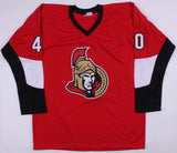 Gabriel Dumont Signed Senators Jersey (Beckett COA) Playing career 2009-present