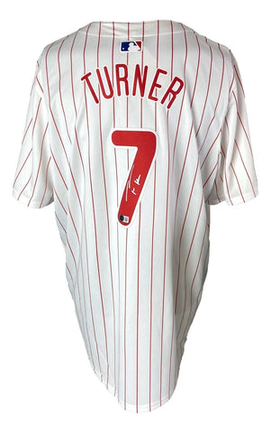 Trea Turner Signed Philadelphia Phillies Nike Limited Baseball Jersey BAS ITP