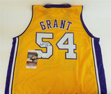 Horace Grant Signed Los Angeles Lakers Jersey (JSA COA) 4xNBA Champion Pwr Frwrd