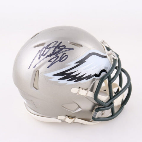 Miles Sanders Signed Philadelphia Eagles Mini Helmet (JSA) 2019 2nd Round Pick