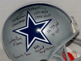 Tony Dorsett Autographed Dallas Cowboys F/S ProLine Helmet w/ 9 Insc- JSA W Auth