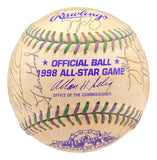 1998 MLB All Star (27) Signed All Star Game Baseball Griffey Jeter & More BAS