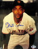 Monte Irvin Signed 8x10 New York Giants Photo BAS V47463