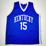 Autographed/Signed Reed Sheppard Kentucky Blue College Basketball Jersey JSA COA