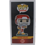 Travis Kelce Autographed/Signed Kansas City Chiefs Funko Pop! #257 Beckett 49092