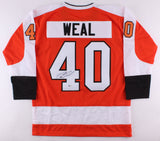 Jordan Weal Signed Flyers Jersey (Beckett COA) Philadelphia Center