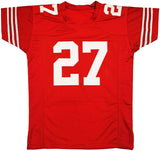 SAN FRANCISCO 49ERS JI'AYIR BROWN AUTOGRAPHED RED JERSEY BECKETT WITNESS 232605