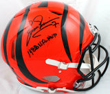 Boomer Esiason Signed Bengals F/S Speed Authentic Helmet w/NFL MVP-BeckettW Holo