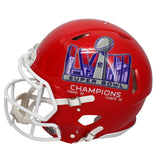 Patrick Mahomes Autographed Super Bowl Logo Authentic Speed Helmet Fanatics