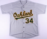 Rollie Fingers Signed Oakland Athletics Jersey (JSA COA) 3xWorld Series Champion