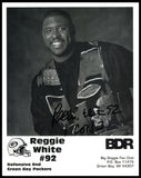 Reggie White Autographed 8x10 Photo Green Bay Packers Beckett BAS QR #AE55925