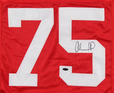 Orlando Pace Signed Ohio State Buckeye Jersey (Playball Ink Holo) 7xPro Bowl OT