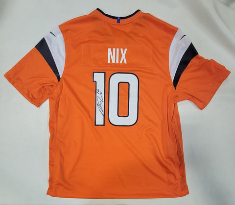 BO NIX SIGNED DENVER BRONCOS NIKE AUTHENTIC SCREENPRINT JERSEY BECKETT QR