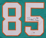 Mark "Super" Duper Signed Dolphins Jersey (PSA Hologram) 3xPro Bowl WR