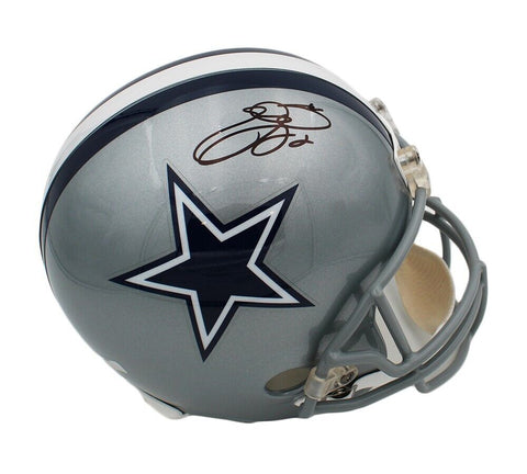 Emmitt Smith Signed Dallas Cowboys Current Full Size NFL Helmet