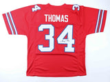 Thurman Thomas Signed Buffalo Bills Throwback Jersey (JSA) 1991 NFL M.V.P / R.B.