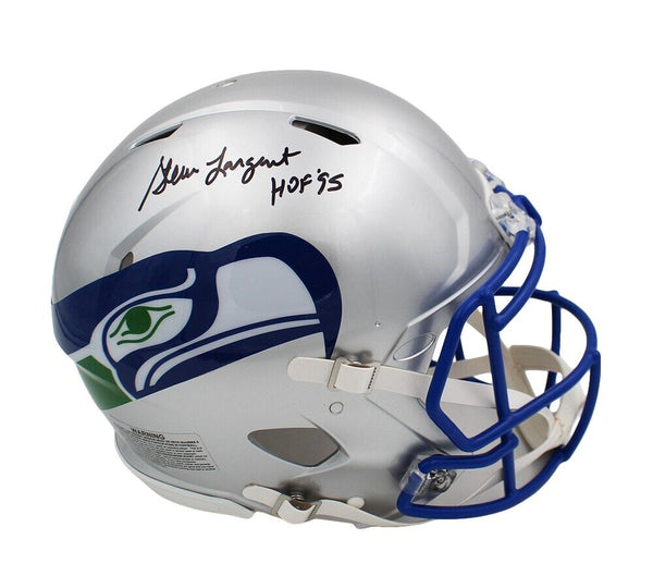 Steve Largent Signed Seattle Seahawks Speed Authentic TB Helmet with "HOF 95"