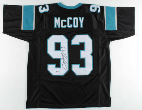 Gerald McCoy Signed Carolina Panthers Jersey (Beckett Hol) 5xPro Bowl Def Tackle