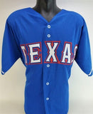 Ruben Sierra Signed Texas Rangers Blue Jersey (Beckett) AL RBI Leader