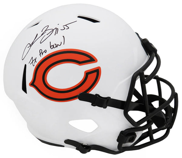 Lance Briggs Signed Bears Lunar Eclipse Riddell F/S Rep Helmet w/7x PB -(SS COA)