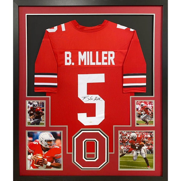 Braxton Miller Autographed Signed Framed Ohio State Jersey BECKETT