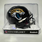 Autographed/Signed Travis Etienne Jacksonville Jaguars Jags Mini Football Helmet