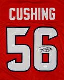 Brian Cushing Autographed Red Pro Style Jersey- JSA W Authenticated