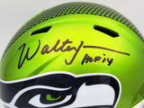 WALTER JONES AUTOGRAPHED SEAHAWKS FLASH FULL SIZE HELMET HOF 14 MCS HOLO 203081