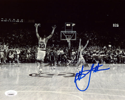 CHRISTIAN LAETTNER AUTOGRAPHED 8X10 PHOTO DUKE GAME WINNING THE SHOT JSA 230040