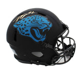 Travis Etienne Signed Jacksonville Jaguars Speed Authentic Eclipse NFL Helmet