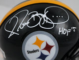 Jerome Bettis Autographed Pittsburgh Steelers Mini Helmet w/HOF- Beckett W Holo