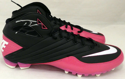 Russell Wilson Autographed Signed Nike Pink Cleat Seahawks RW Holo 42236