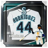 Julio Rodriguez Mariners Signed Nike Jersey LED Lighting 3D Custom Framed BAS