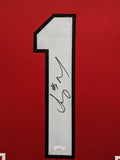 FRAMED GEORGIA BULLDOGS SONY MICHEL AUTOGRAPHED SIGNED JERSEY JSA COA