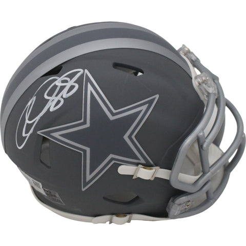 CeeDee Lamb Signed Dallas Cowboys Slate Mini Helmet FAN 44936